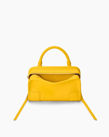 Mini Nappa Leather Convertible Top-Handle Bag
