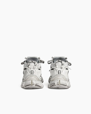 Men's Futuristic 90s-Style Chunky Mesh Low-Top Sneakers