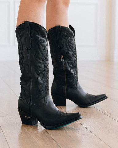 Smokeshow Leather Embroidered Cowboy Boots