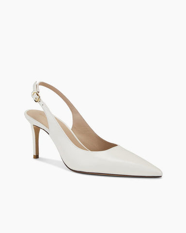 Women‘s Minimalist Pointed Toe Slingback Heels Pumps