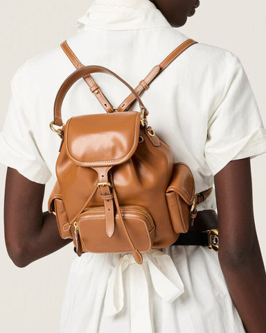 Casual Leather Backpack