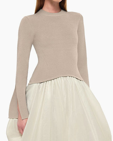 (Pre-sale) Colorblocked Fit Flare Dress