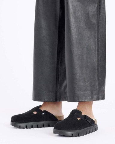 Women's Stylish Chunky Sole Suede Mules