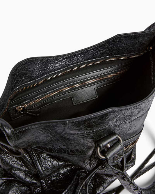 Women's black  LA City Calfskin Bag Small
