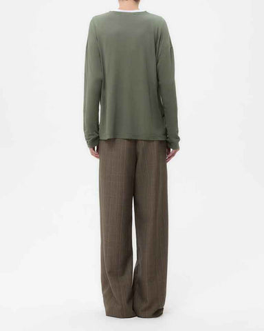 (Pre-sale) Women's Urban ChicMid-Rise Straight Leg Wool Trousers