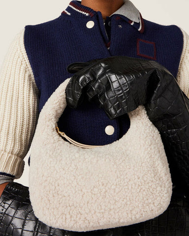 Plush Shearling Handbag