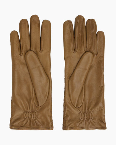 Luxury Woven Palm Genuine Leather Gloves