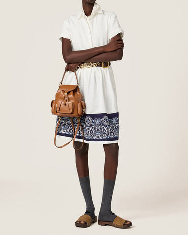 Casual Leather Backpack