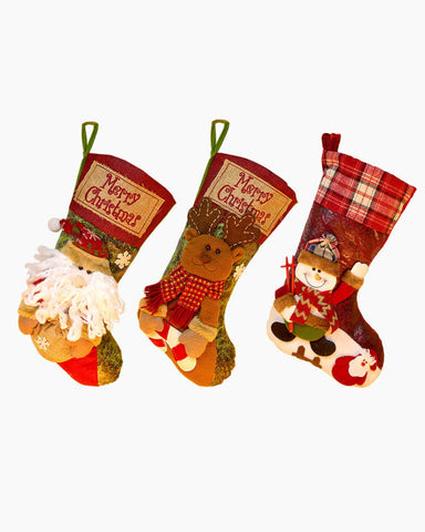 Needlepoint Personalized Christmas Stocking (Style B)