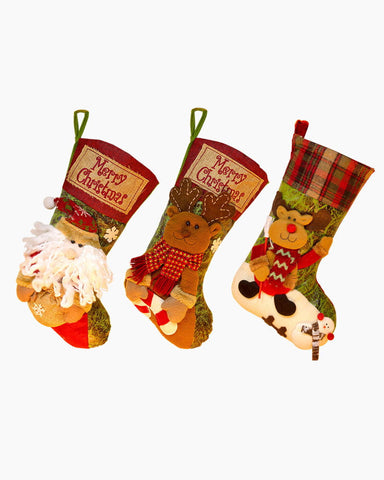 Needlepoint Personalized Christmas Stocking (Style B)