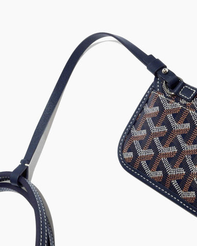 Mini Reversible Leather Canvas Tote Bag