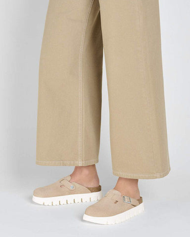 Women's Stylish Chunky Sole Suede Mules