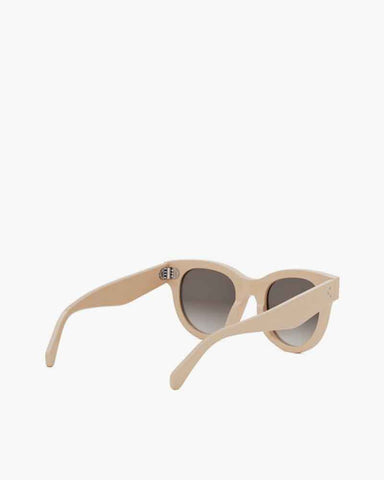 Women’s Glossy Round Polarized Sunglasses