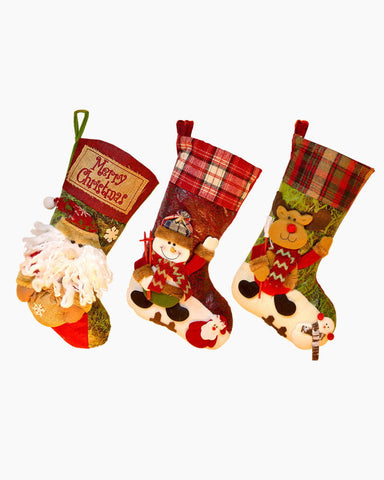 Needlepoint Personalized Christmas Stocking (Style B)