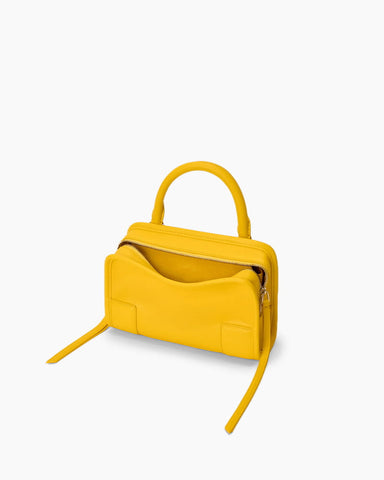 Mini Nappa Leather Convertible Top-Handle Bag
