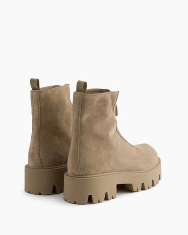 Women's Brown Suede Ankle Boots