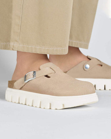 Women's Stylish Chunky Sole Suede Mules