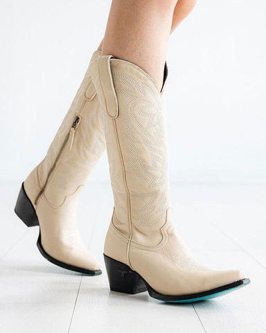 Smokeshow Leather Embroidered Cowboy Boots