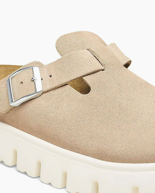 Women's Stylish Chunky Sole Suede Mules