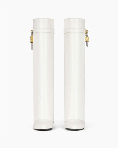 Women’s Midnight Padlock Wedge Boots