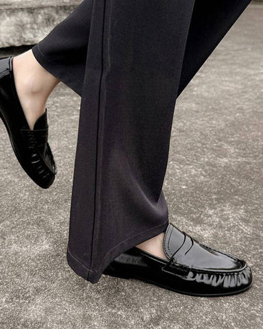 womens-commuting-leather-pleated-penny-loafers