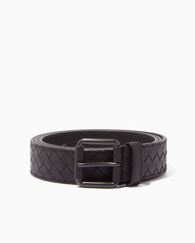 Refined Everyday Woven Leather Belt