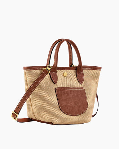 Women's Refined Elegant XS Hand Raffia Basket Bag