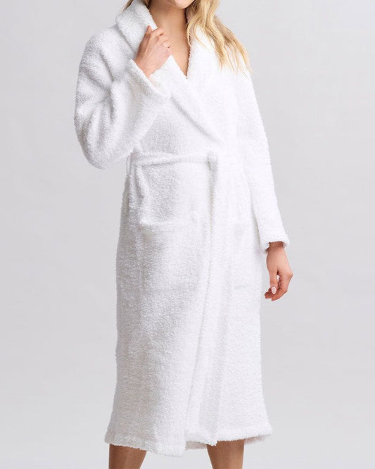 Cozy Unisex Adult Robe in White