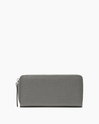 (Pre-sale) Stitched-leather Zip-around MM Wallet