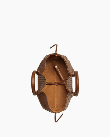 The Reversible Intrecciato Tote in Silky Calf Leather