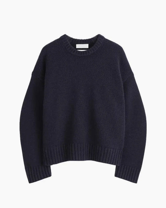 Good Cashmere Chunky Crew Neck Sweater
