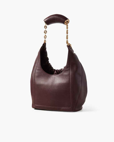 Small Burgundy Nappa Bag for Artful City Living