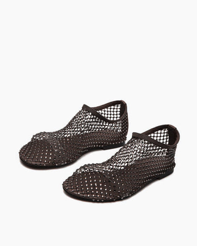 Women’s Rhinestone Mesh Ballet Flats
