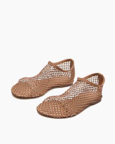 Women’s Rhinestone Mesh Ballet Flats