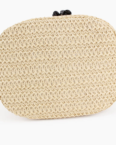 Artisan Crochet Raffia Bucket Bag