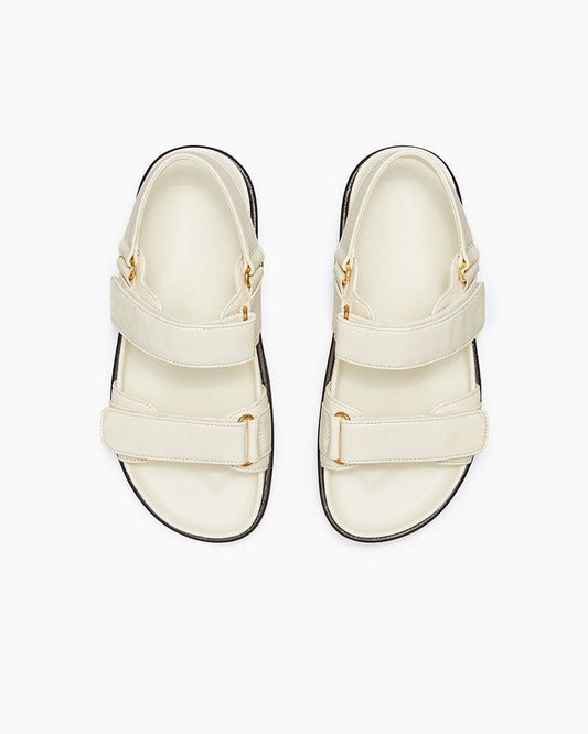 PureEase Velcro Flatform Sandals