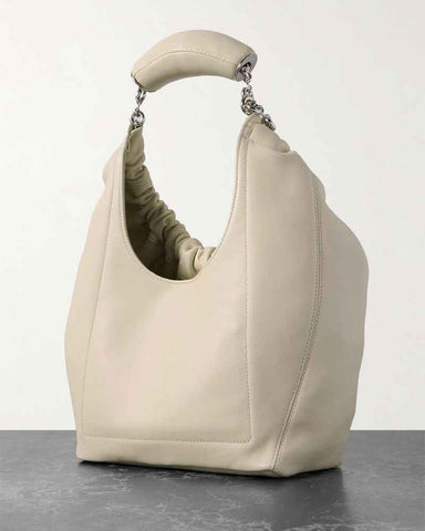 Small Burgundy Nappa Bag for Artful City Living