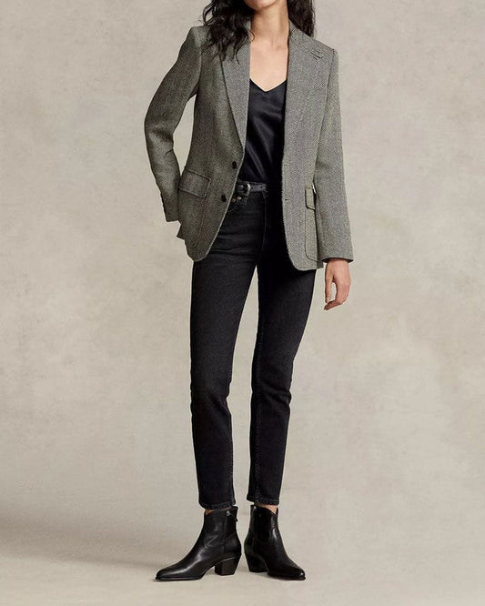 (Pre-Order)Women's Herringbone Blazer