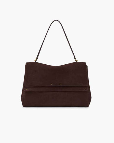 Multi-Way Large Double Flap Convertible Shoulder Bag