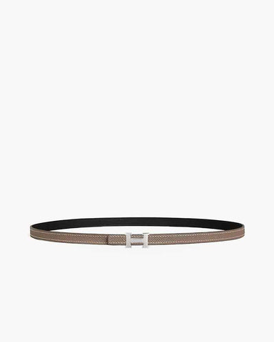 Women's Classic Slim Reversible Leather Strap