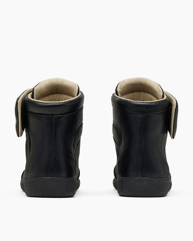 Leather High-Tops for Avant-Garde Streetwear Looks