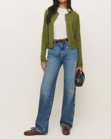 Women’s Long Sleeve Knit Button-Down Cardigan