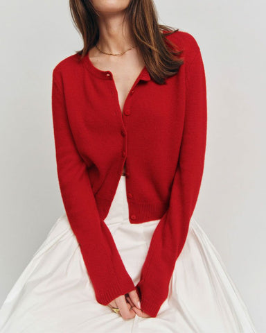 Women’s Long Sleeve Knit Button-Down Cardigan