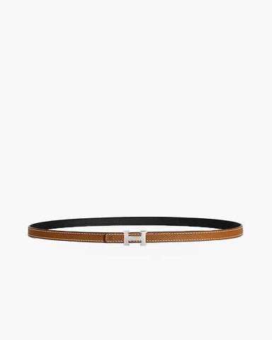Women's Classic Slim Reversible Leather Strap