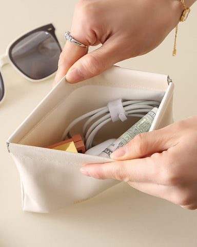 Minimalist Pu Leather Mini Clutch Bag