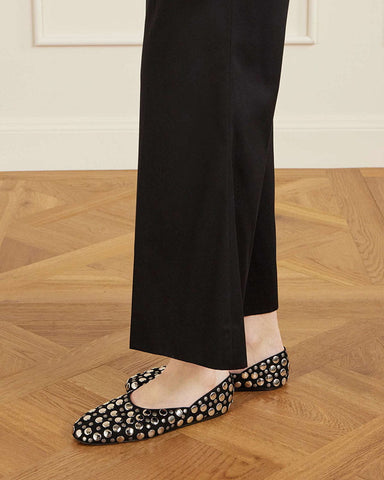 Women's Stylish Studded Slip-On Flats