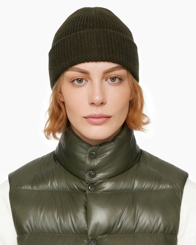 Soft Waffle-Texture Cotton Winter Hat