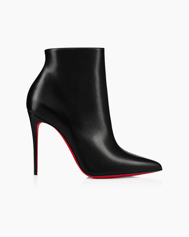 Black Leather Ankle Boots for Red Carpet Galas