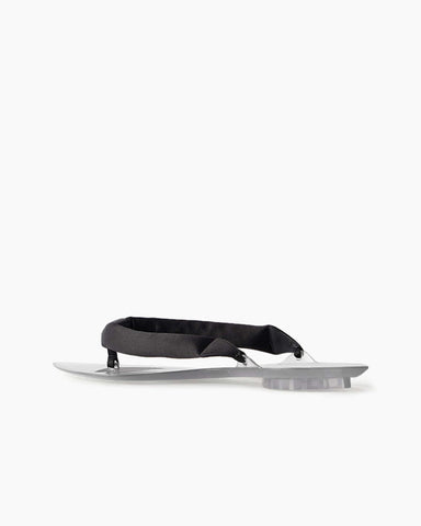 Knotted Strap Jelly Flip-Flop Sandals