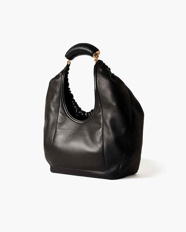 Small Burgundy Nappa Bag for Artful City Living